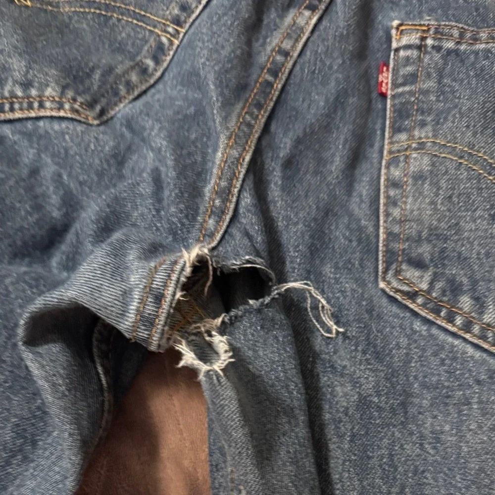 Levi's 550 Relaxed Fit Tapered Leg Blue Denim Jeans‎ Mens 32x32 Medium Wash